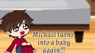 Michael turns into a baby AGAIN!!! | Afton family AU | Lil Crybaby's AU