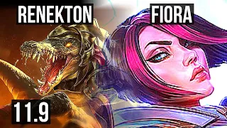 RENEKTON vs FIORA (TOP) | 12/1/5, Legendary, 600+ games, 900K mastery | EUW Diamond | v11.9