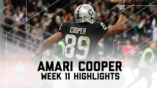 Amari Cooper Highlights | Texans vs. Raiders | NFL Week 11 Player Highlights