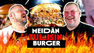 Tehdään tulinen burger mausta tinkimättä