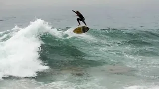 Modern Pro Skimboarding - KICKFLIP On a Wave - Raw Footage