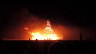 Burning Man 2014 - Temple Burn Time Lapse HD