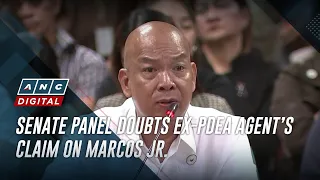 Senate panel doubts ex-PDEA agent’s claim on Marcos Jr. | ANC