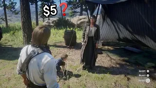 What Happens If Arthur Rejects Abigail's Camp Request Of $5 (Accept or Decline) - RDR2