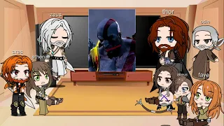 greek and nordic gods react to kratos part 1