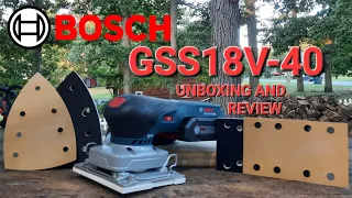 BOSCH GSS18V-40 UNBOXING AND REVIEW