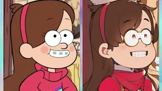 AI anime art gravity falls be like: