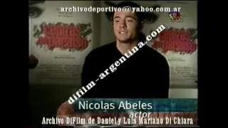 DIFILM Nicolas Abeles (actor) sobre la pelicula "Cenizas del Paraiso" (1997)