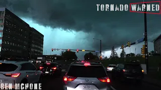 Large Tornado Rips Through Denver Suburbs - Highlands Ranch, CO - Full Chase [4K]