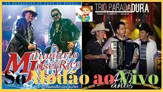 Milionario & Jose Rico e Trio Parada dura   Só Modão ao Vivo   #GarotoCaipira