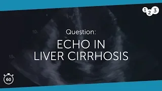 60 Seconds of Echo Teaching Question: Echo in liver cirrhosis
