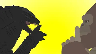 Kong teaches Godzilla how to mew