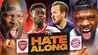 HATEALONG! ARSENAL 2-2 BAYERN + REAL MADRID 3-3 MAN CITY @ExpressionsOozing @kgthacomedian @hiraull