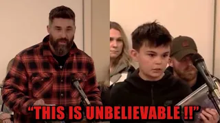 Brave kid HORRIFIES his teachers by reading their own woke garbage, then his dad shows up...