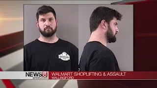 Man shoplifts from Walmart, assaults worker