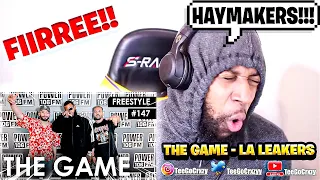 HE CALLING PEOPLE OUT?!! THE GAME FREESTYLE W/ LA LEAKERS!!!!  (REACTION)