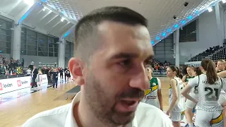 2023 WABA Finals post-game Quote: Buducnost Bemax-Cinkarna Celje 64-64 (26/03) * Vladan Radovic