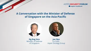 A Conversation with the Minister of Defense of Singapore on the Asia-Pacific