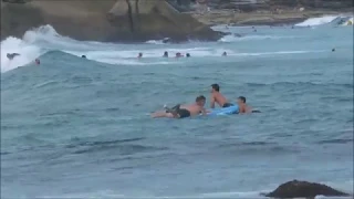 Double Rescue - Bronte Beach - 12.01.2019 - Filmed by Cora Bezemer