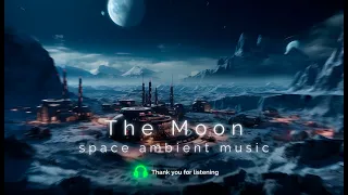 The Moon | Space Ambient Music | Deep Relaxing Space Ambient