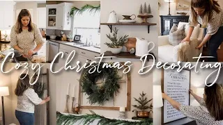 2022 CHRISTMAS DECORATE WITH ME | Cozy Christmas Decorating Inspiration | Cleaning Therapy