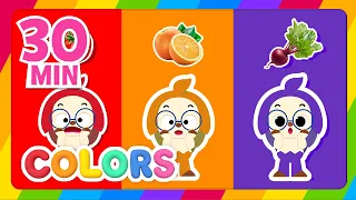 Learn Fruits and Vegetable Colors with Hogi | Colors for Kids | Compilation | Pinkfong & Hogi