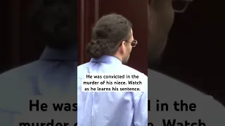 The moment this convicted murderer learns his sentence