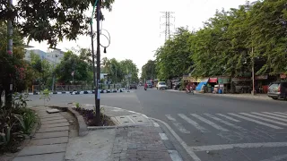 Jalan Sore di Jakarta, suasananya sangat menenangkan [4K 24 FPS] [INDONESIA]