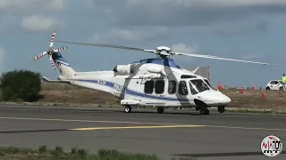 Aviation MT - Italian Polizia di Stato AgustaWestland UH-139C departing Luqa - MIA 2023