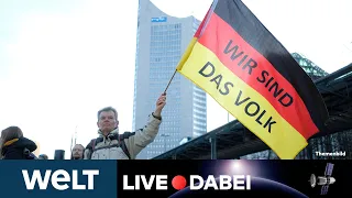 TAG DER ENTSCHEIDUNG: Corona-Krise - Querdenker- und Impfgegner-Demo in Berlin | WELT Live dabei