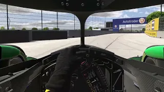 Driving an IndyCar around Detroit Belle Isle for the first time