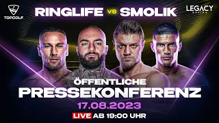 RINGLIFE vs Michael Smolik: Pressekonferenz (Full Livestream)