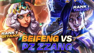 #1 Yasuo Korea vs #1 Qiyana China... *BEIFENG VS PZ ZZANG*