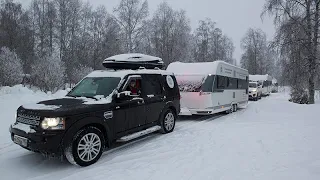 Буксировка дома на колесах по гололеду. Советы от компании Дом в дорогу. ч. 17/20