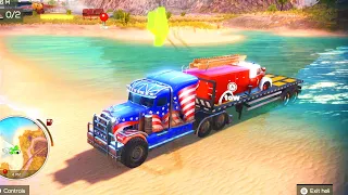 Maximus Loads Heavy Fire Truck On Trailer | Off The Road Unleashed Nintendo Switch Gameplay HD