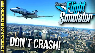 TRYING NOT TO CRASH IN MICROSOFT FLIGHT SIMULATOR (Xbox Series X Gameplay)