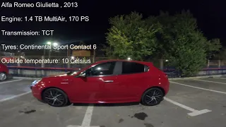 S1E4: Alfa Romeo Giulietta 1.4 TB Multi Air TCT acceleration