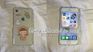 Using iPhone 8 in 2023 🍄 Pros and Cons / Aesthetic #iphone #iphone8