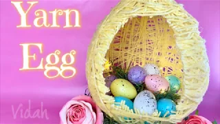 Yarn Egg! DIY With Sugar & Water