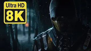 Mortal Kombat X | official trailer 8k Upscaled with Machine Learning AI ( Amazing Result)