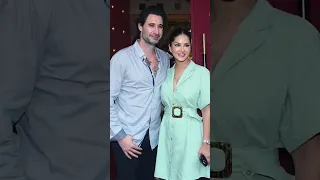 Sunny Leone with her husband Daniel Weber #sunnyleone #shorts #ytshorts