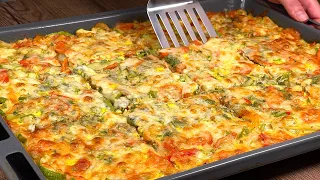 Just pour the eggs over the zucchini! This recipe is a real treasure❗