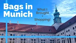 Bags I Brought to Germany & Shopping in Munich VLOG