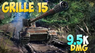Grille 15 - 4 Kills 9.5K DMG - Typical! - World Of Tanks