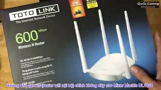 Hướng dẫn cài Wifi cho Mixer Mackie DL1608 || TOTOLINK_N600R