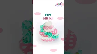 Mind-Blowing Paper Craft Ideas: DIY Paper Cake & Party Favors #shorts #papercraft #diy #homedecor