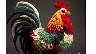 crochet hen/crosiya se murga bnana sikhe/woolen hen/क्रोशिया मुर्गा बनाना सिखें बहुत ही सरल तरीके से