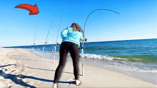 She Was Trying to Catch BIG Drum but THIS Is Better!!