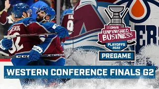 Colorado Avalanche try to establish lead over the Edmonton Oilers in Western Conference Final Game 2