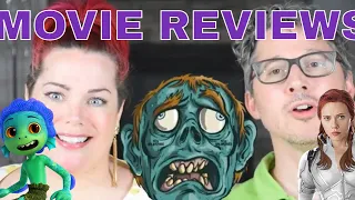 WE'RE BACK & serving up movie reviews for Black Widow, The Tomorrow War, A Quiet Place 2 and more.